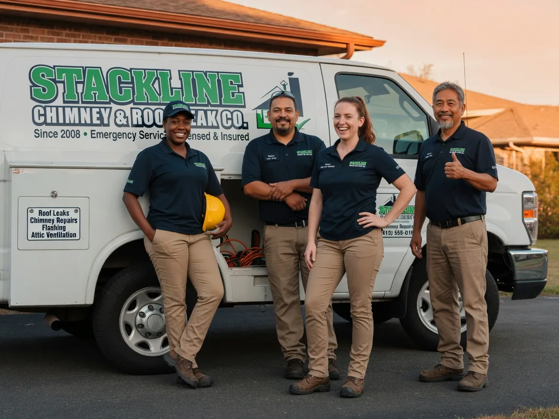 Chimney flashing repair company in Oberon, ND